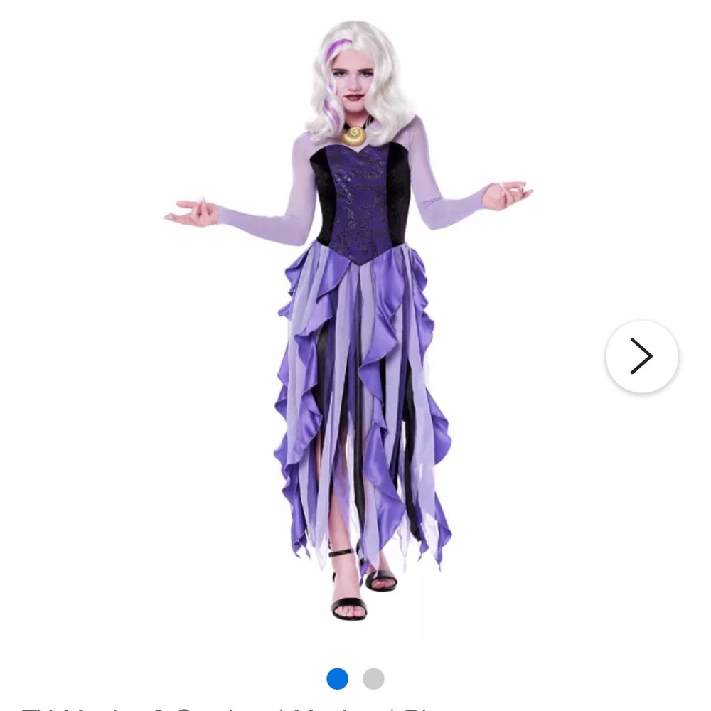 Disney Purple and Black Witch Costume for women- Ursula the Sea Wotch